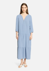 Midikleid mit 3/4 Arm / Modellfoto Vorderseite