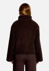Sweatjacke langarm / Modellfoto Rückseite