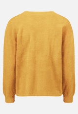 Strickpullover mit V-Ausschnitt / Rückseite