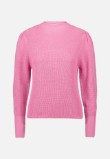Strickpullover mit Ballonärmeln / Vorderseite
