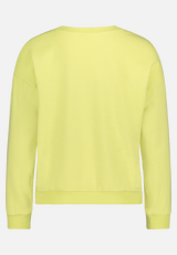 Sweatshirt mit Rippbündchen / Rückseite
