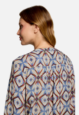 Casual-Bluse mit Muster / Detailbild