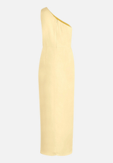 Abendkleid mit Raffung / Rückseite