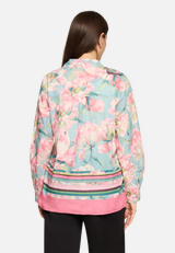 Longbluse langarm / Modellfoto Rückseite