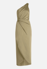 Abendkleid mit Raffung / Vorderseite