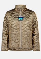 Steppjacke mit Eingrifftaschen / Vorderseite