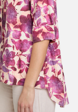 Leinenbluse mit Kragen / Detailbild