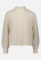 Strickpullover mit Struktur / Vorderseite