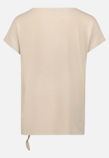 Halbarm-Shirt mit Schleifenknoten / Rückseite