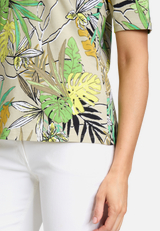 Basic Shirt mit Blumenprint / Detailbild
