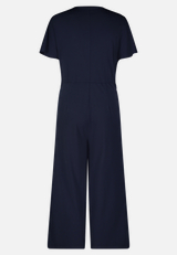 Jumpsuit mit Eingrifftaschen / Rückseite