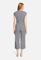 Jumpsuit mit Eingrifftaschen / Modellfoto Rückseite