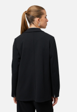 Longblazer offener Style / Modellfoto Rückseite