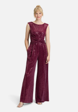 Jumpsuit im Glitzer-Look / Modellfoto Vorderseite