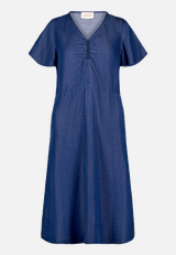 Casual-Kleid mit Flügelärmeln / Vorderseite
