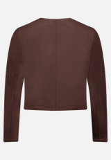 Blazer-Jacke mit aufgesetzten Taschen / Rückseite