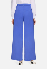 Stoffhose unifarben / Modellfoto Rückseite