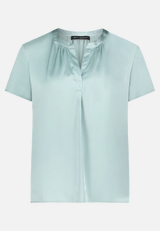 Satin-Bluse kurzarm / Vorderseite