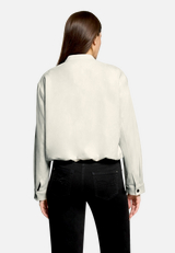 Blouson mit 3/4 Arm / Modellfoto Rückseite