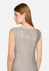 Abendkleid im Glitzer-Look / Detailbild