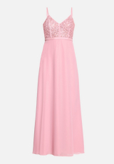 Abendkleid mit Stickerei / Vorderseite