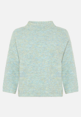 Strickpullover mit Stehkragen / Vorderseite