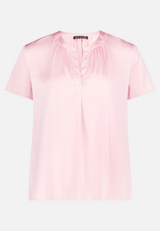 Satin-Bluse kurzarm / Vorderseite