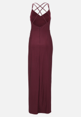 Abendkleid figurbetont / Rückseite