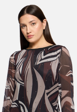 Langarm-Shirt mit Plissee / Detailbild