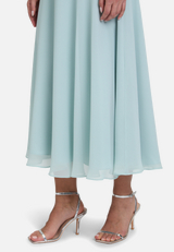 Abendkleid mit Cut-Outs / Detailbild