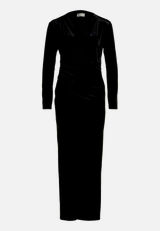 Abendkleid mit V-Ausschnitt / Vorderseite