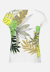 Halbarm-Shirt mit Ärmelaufschlag / Rückseite