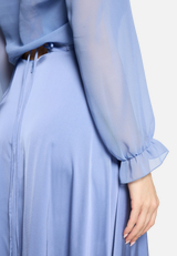 Bolero-Jacke mit gekräuseltem Ausschnitt / Detailbild