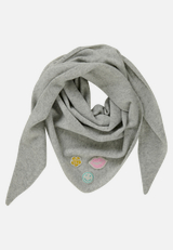Winterschal mit Applikation / Vorderseite