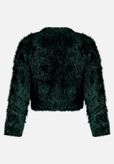 Strickbolero mit Struktur / Rückseite