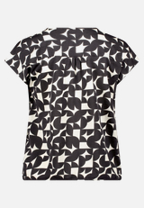 Blusenshirt mit Gummizug / Rückseite