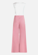 Jumpsuit mit weitem Bein / Rückseite