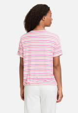 Ringelshirt mit Tunnelzug / Modellfoto Rückseite