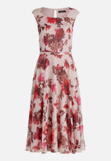 Cocktailkleid mit Print / Vorderseite