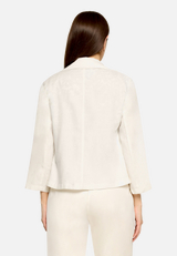 Sommerblazer mit 3/4 Arm / Modellfoto Rückseite
