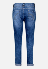 Boyfriend-Hose mit Nieten / Rückseite