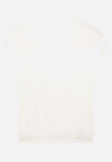 Casual-Shirt mit Rippbündchen / Rückseite