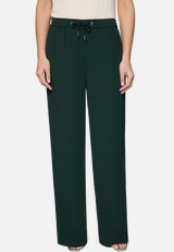 Palazzo-Hose  mit elastischem Bund / Modellfoto Vorderseite