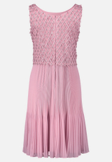 Cocktailkleid mit Plissee / Rückseite