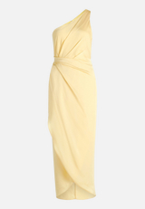 Abendkleid mit Raffung / Vorderseite