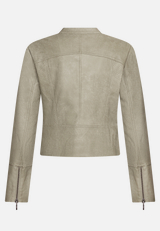 Casual-Jacke mit Stehkragen / Rückseite