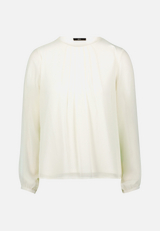 Blusenshirt mit transparenten Ärmeln / Vorderseite