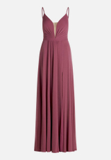 Abendkleid mit Lurexfaden / Vorderseite