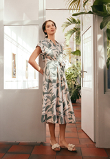 Hemdblusenkleid mit Print / Imagebild