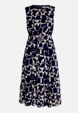 Chiffonkleid ohne Arm / Vorderseite